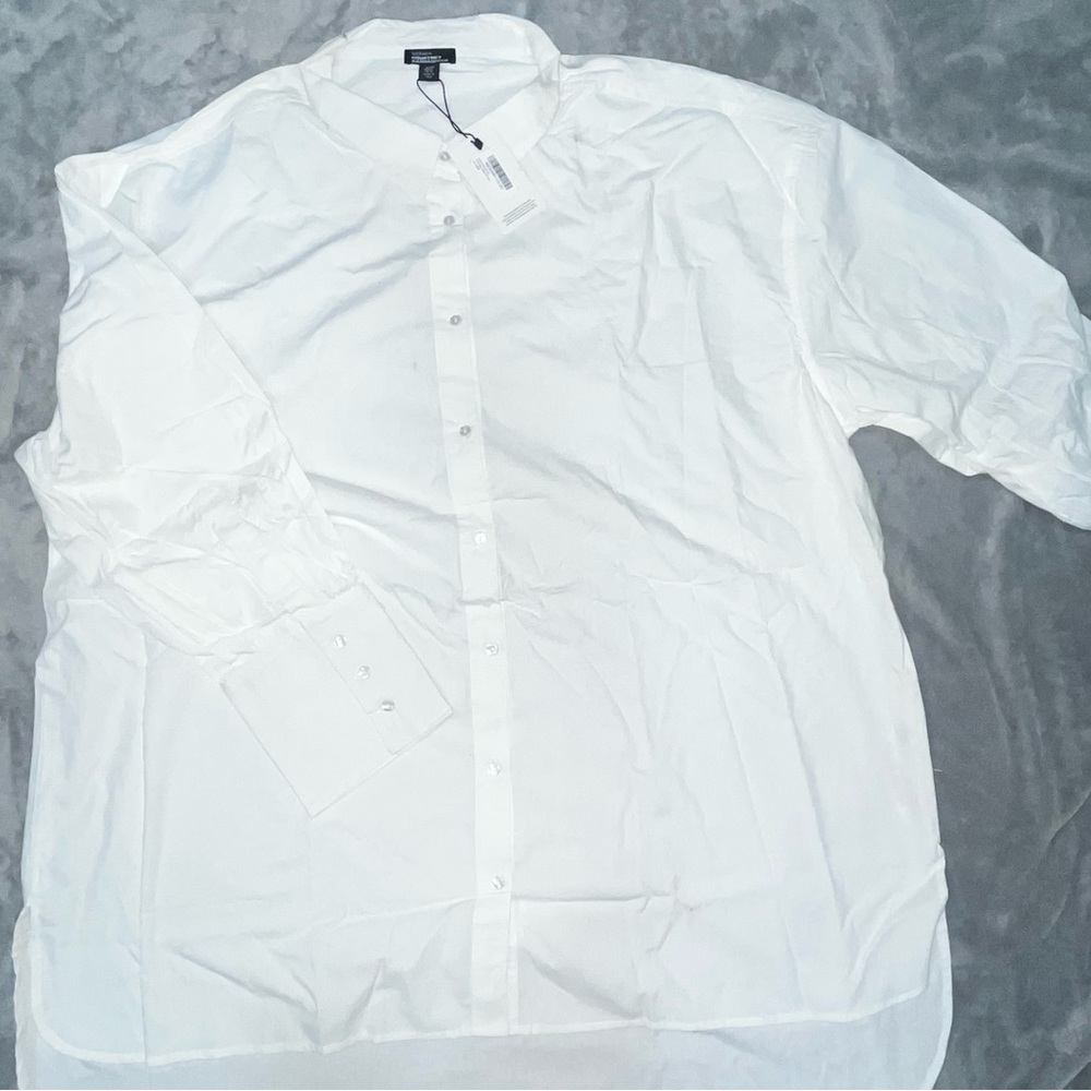 Oversized Button Up Blouse/shirt dress